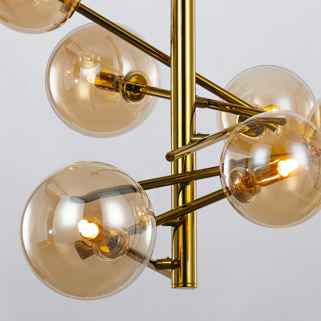 Люстра DeLight Collection Globe Mobile MX19009070-6B gold Люстра DeLight Collection Globe Mobile MX19009070-6B gold