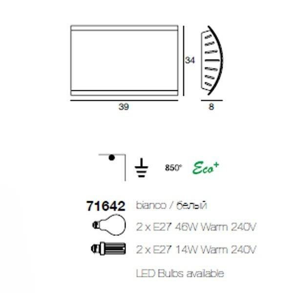 Настенно-потолочный светильник Linea Light 71642