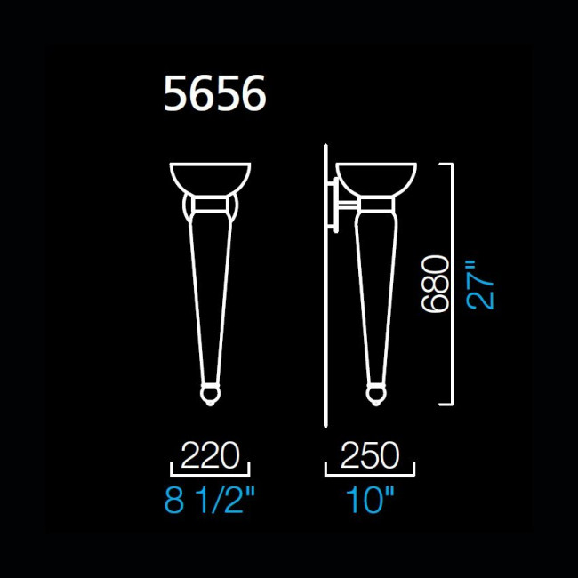 Бра Barovier&Toso Torvik 5656/PO