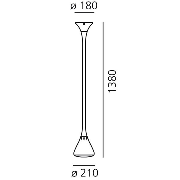 Потолочный светильник Artemide Pipe 0672W10A
