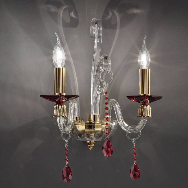 Бра Euroluce Rubino Alicante A2 Ruby Бра Euroluce Rubino Alicante A2 Ruby