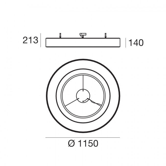 Потолочный светильник Linea Light Saturn 7651 Потолочный светильник Linea Light Saturn 7651