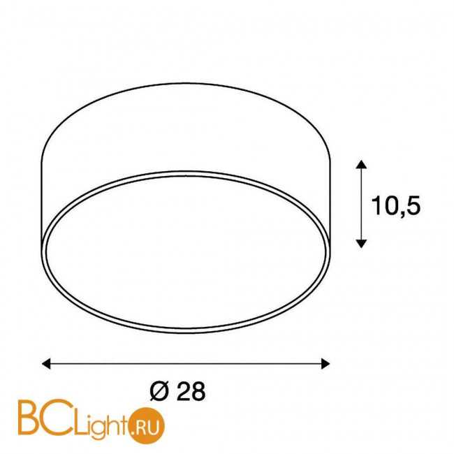Потолочный светильник SLV Medo 135021 Потолочный светильник SLV Medo 135021