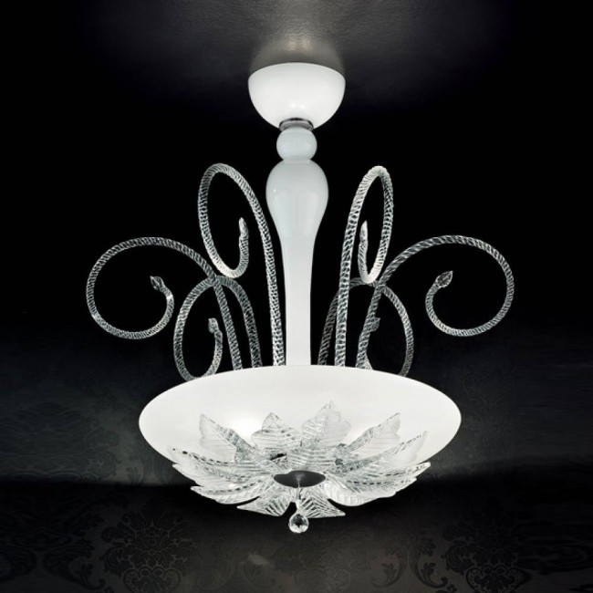 Потолочный светильник MURANOdue Gallery Orleans S50 Bianco Cristallo 0000441 Потолочный светильник MURANOdue Gallery Orleans S50 Bianco Cristallo 0000441