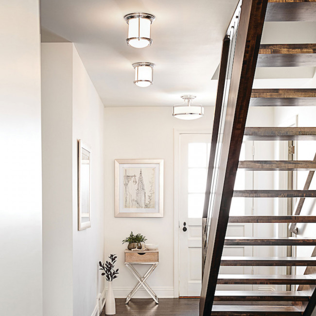 Потолочный светильник Hinkley HADRIAN QN-HADRIAN-MINI-F-CM-OPAL Потолочный светильник Hinkley HADRIAN QN-HADRIAN-MINI-F-CM-OPAL