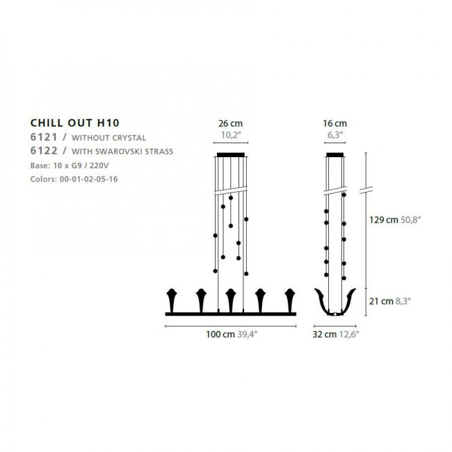 Люстра Ilfari Chill out H10 10334 02 Люстра Ilfari Chill out H10 10334 02