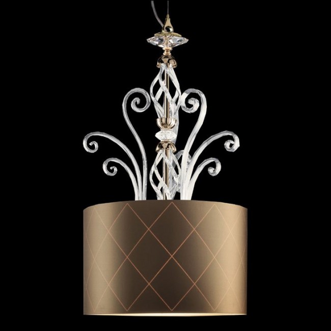 Подвесной светильник Euroluce Alicante S1 gold Clear Подвесной светильник Euroluce Alicante S1 gold Clear