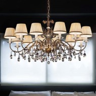 Люстра Masiero Primadonna 12 G01 / PON/16/IV Swarovski elements Люстра Masiero Primadonna 12 G01 / PON/16/IV Swarovski elements