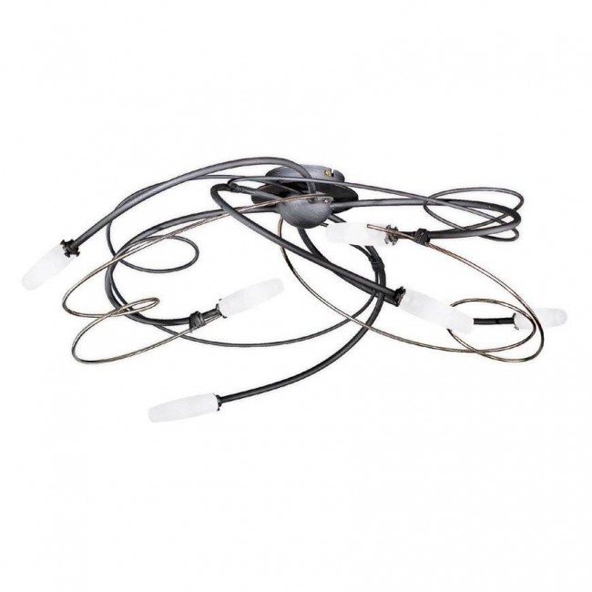 Потолочная люстра Masca Miss Irony 1681/6PL Ardesia nichel / Glass 347 Потолочная люстра Masca Miss Irony 1681/6PL Ardesia nichel / Glass 347