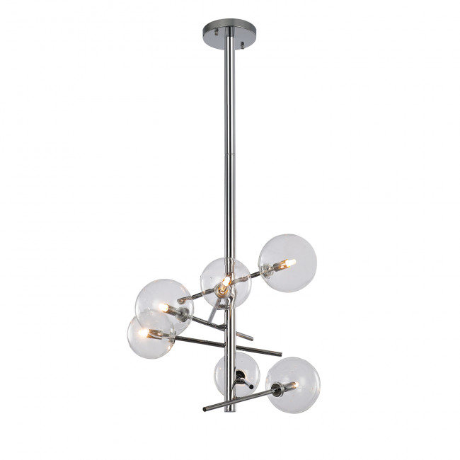 Люстра DeLight Collection Globe Mobile MX19009070-6A chrome Люстра DeLight Collection Globe Mobile MX19009070-6A chrome