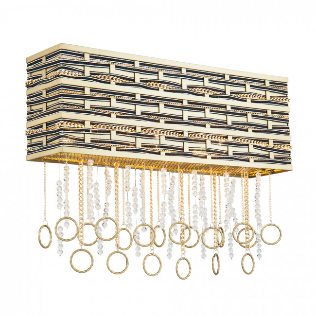 Настенный светильник Lucia Tucci Perso W4930.3 gold&black