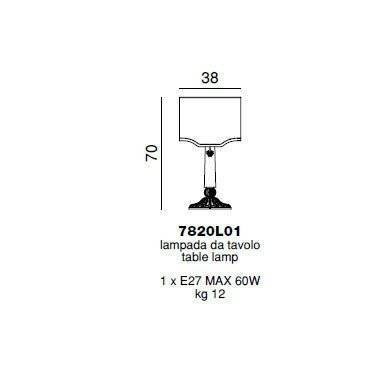 Настольная лампа Beby Group Pure 7820L01 Chrome Fuchsia Venice 017 - rose Настольная лампа Beby Group Pure 7820L01 Chrome Fuchsia Venice 017 - rose