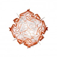 Потолочный светильник Slamp Veli CEILING MEDIUM CHILLI VEL78PLF0002R_000 Потолочный светильник Slamp Veli CEILING MEDIUM CHILLI VEL78PLF0002R_000