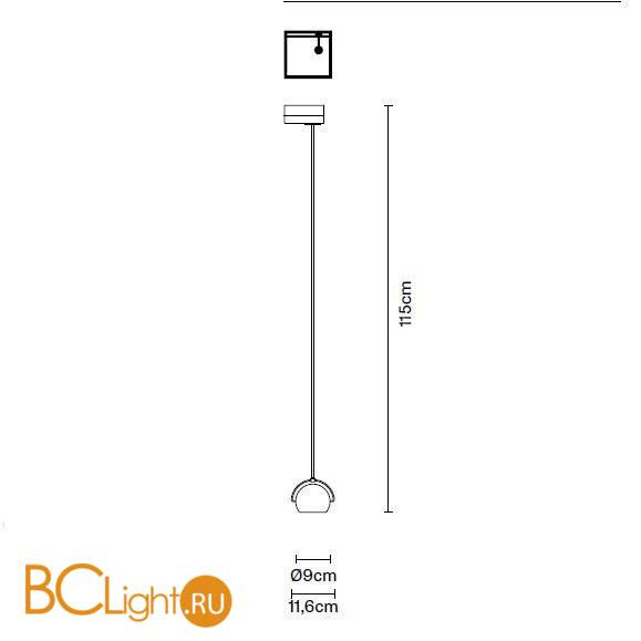 Трековый светильник Fabbian Beluga Colour D57 J05 31 Трековый светильник Fabbian Beluga Colour D57 J05 31