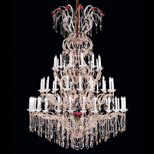 Люстра Beby Group Queen of Roses 9000B19 Gold SW Golden Teak