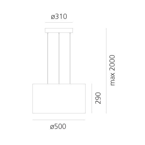 Подвесной светильник Artemide Tian Xia A246700