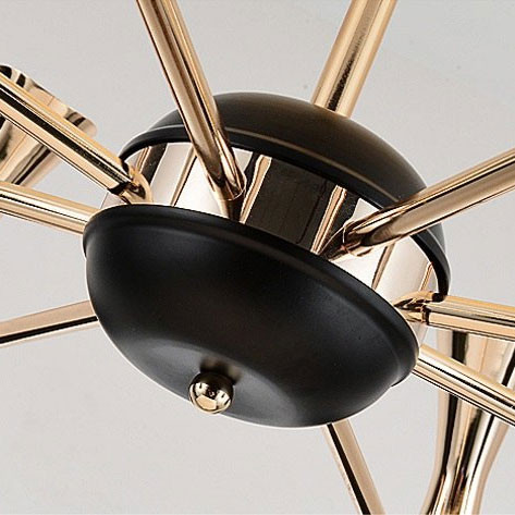 Люстра DeLight Collection Duke 9099P-6 black/gold Люстра DeLight Collection Duke 9099P-6 black/gold