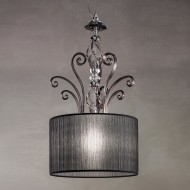 Подвесной светильник Euroluce Alicante S1 silver Fume Подвесной светильник Euroluce Alicante S1 silver Fume