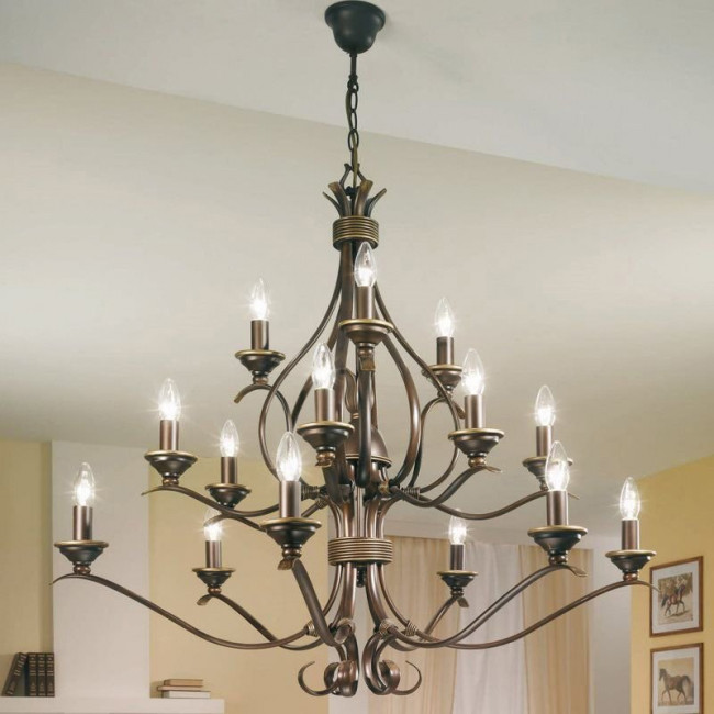 Люстра Kolarz Buckingham 0144.86+6+3