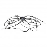 Потолочная люстра Masca Miss Irony 1681/8PL Ardesia nichel / Glass 347 Потолочная люстра Masca Miss Irony 1681/8PL Ardesia nichel / Glass 347