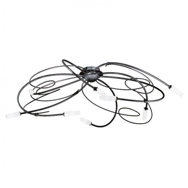 Потолочная люстра Masca Miss Irony 1681/8PL Ardesia nichel / Glass 347 Потолочная люстра Masca Miss Irony 1681/8PL Ardesia nichel / Glass 347