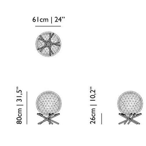 Напольный светильник MOOOI Raimond Tensegrity Floor R61 MOLLEDRF61 Напольный светильник MOOOI Raimond Tensegrity Floor R61 MOLLEDRF61