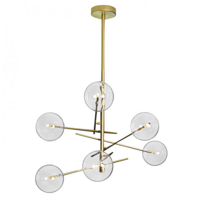 Люстра DeLight Collection Globe Mobile 9307P-6A gold Люстра DeLight Collection Globe Mobile 9307P-6A gold