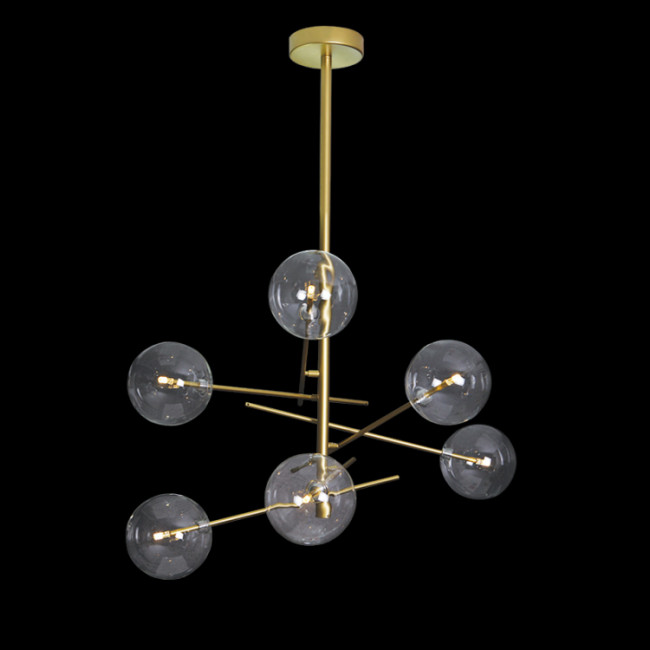 Люстра DeLight Collection Globe Mobile 9307P-6A gold Люстра DeLight Collection Globe Mobile 9307P-6A gold