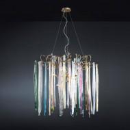 Подвесной светильник Serip Waterfall CT3297/10 FO_PB Color Подвесной светильник Serip Waterfall CT3297/10 FO_PB Color