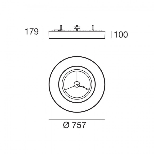 Потолочный светильник Linea Light Saturn 7653 Потолочный светильник Linea Light Saturn 7653
