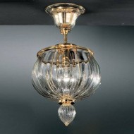 Потолочный светильник Vetri Lamp 1035/25 Cristallo/Ambra Потолочный светильник Vetri Lamp 1035/25 Cristallo/Ambra