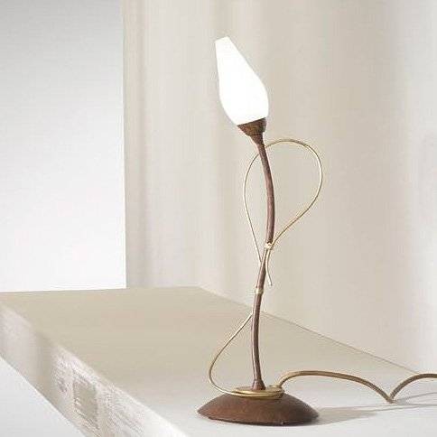 Настольная лампа Masca Armonia 1832/B1 Tabacco oro / Glass 505 Настольная лампа Masca Armonia 1832/B1 Tabacco oro / Glass 505