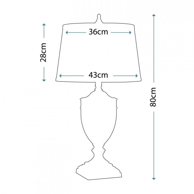 Настольная лампа Quoizel Dennison QZ/DENNISON PB Настольная лампа Quoizel Dennison QZ/DENNISON PB