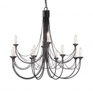 Люстра Elstead Lighting Carisbrooke CB12 BLACK Люстра Elstead Lighting Carisbrooke CB12 BLACK