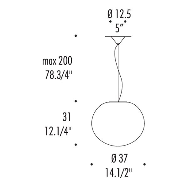 Подвесной светильник Leucos SPHERA S37 0003243 Подвесной светильник Leucos SPHERA S37 0003243