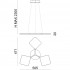 Подвесной светильник Linea Light Quad 8116 Подвесной светильник Linea Light Quad 8116