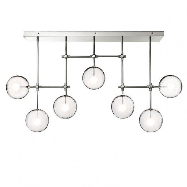 Потолочная люстра DeLight Collection Globe Mobile KG0835P-7A chrome Потолочная люстра DeLight Collection Globe Mobile KG0835P-7A chrome