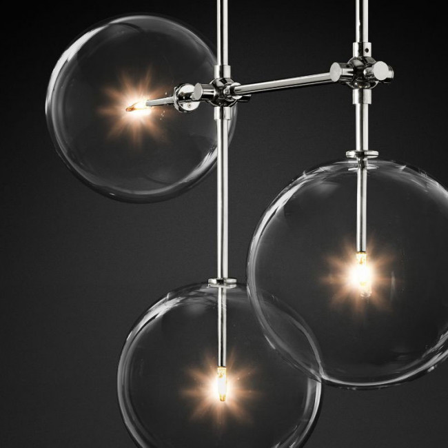 Потолочная люстра DeLight Collection Globe Mobile KG0835P-7A chrome Потолочная люстра DeLight Collection Globe Mobile KG0835P-7A chrome