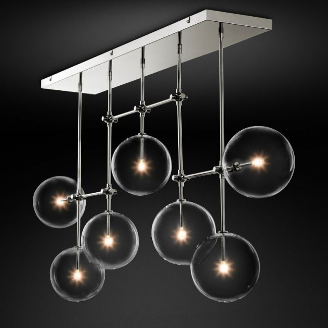 Потолочная люстра DeLight Collection Globe Mobile KG0835P-7A chrome Потолочная люстра DeLight Collection Globe Mobile KG0835P-7A chrome