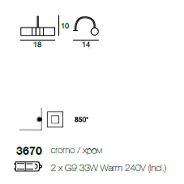 Подсветка для картин Linea Light Fotis 3670 Подсветка для картин Linea Light Fotis 3670