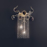 Настенный светильник Serip Diamond AP1411/3 FO_PB Настенный светильник Serip Diamond AP1411/3 FO_PB