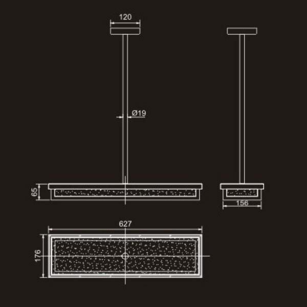 Потолочный светильник DeLight Collection PR98023L-B dark bronze Потолочный светильник DeLight Collection PR98023L-B dark bronze