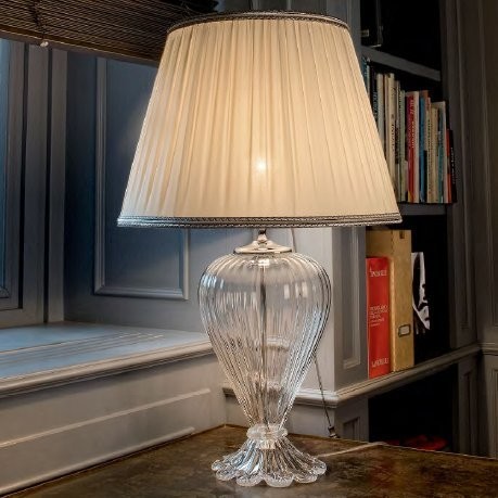 Настольная лампа Sylcom Scrigno 1462/52 K CR + TOP 1462/52 ARG Настольная лампа Sylcom Scrigno 1462/52 K CR + TOP 1462/52 ARG