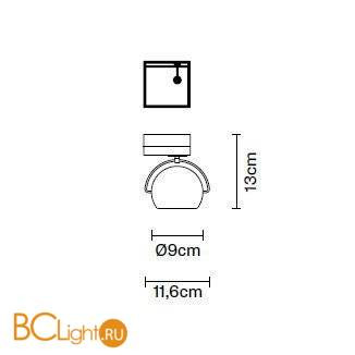 Трековый светильник Fabbian Beluga Colour D57 J07 03 Трековый светильник Fabbian Beluga Colour D57 J07 03