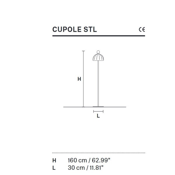 Торшер Masiero Cupole STL V34 Торшер Masiero Cupole STL V34