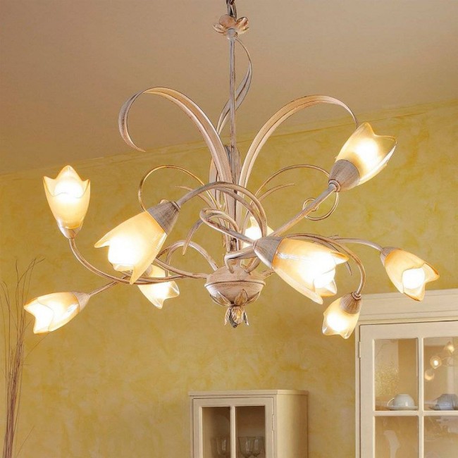 Люстра Masca Fontana 1805/9 Faggio / Glass 391 Люстра Masca Fontana 1805/9 Faggio / Glass 391