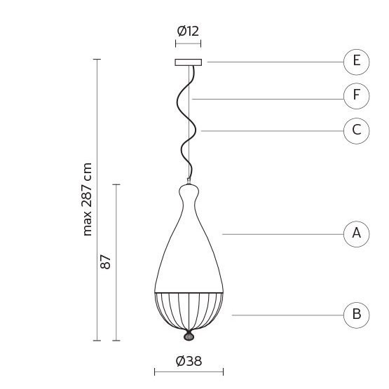 Подвесной светильник Karman Le trulle SE654T Подвесной светильник Karman Le trulle SE654T