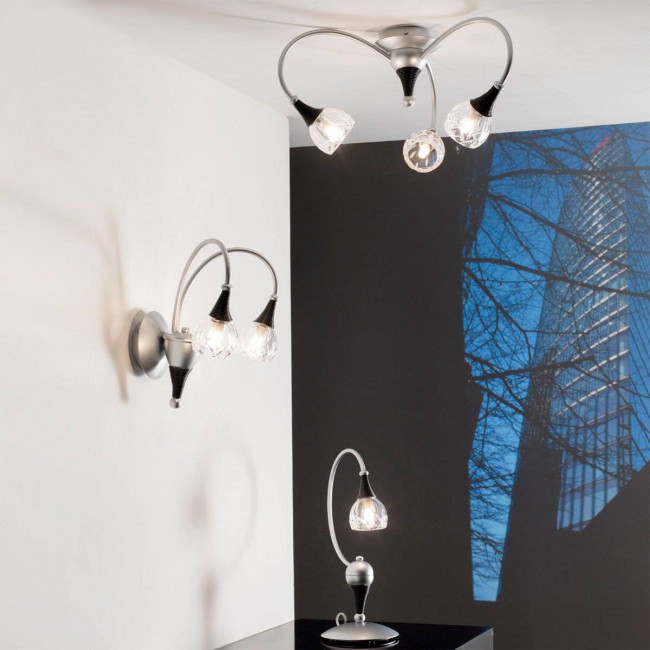 Потолочная люстра Masca Parfum 1867/3PL Acciaio ardesia Потолочная люстра Masca Parfum 1867/3PL Acciaio ardesia