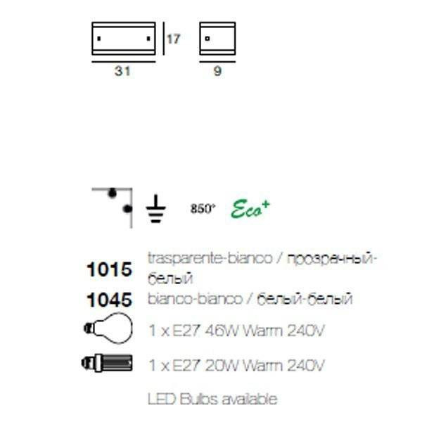 Бра Linea Light Class Modern collection 1015 Бра Linea Light Class Modern collection 1015