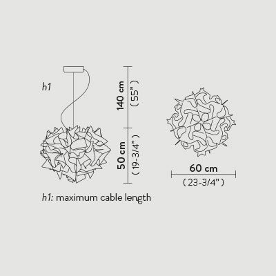 Подвесной светильник Slamp Veli SUSPENSION LARGE SILVER VEL78SOS0003S_000 Подвесной светильник Slamp Veli SUSPENSION LARGE SILVER VEL78SOS0003S_000